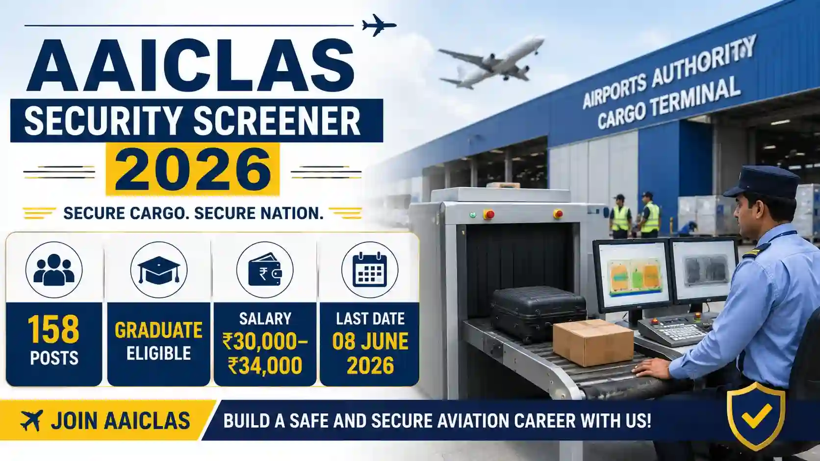 AAICLAS Security Screener Recruitment 2026