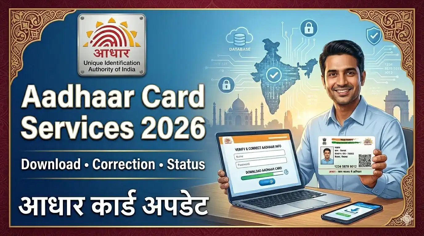 Aadhaar Card Download Correction Status 2026