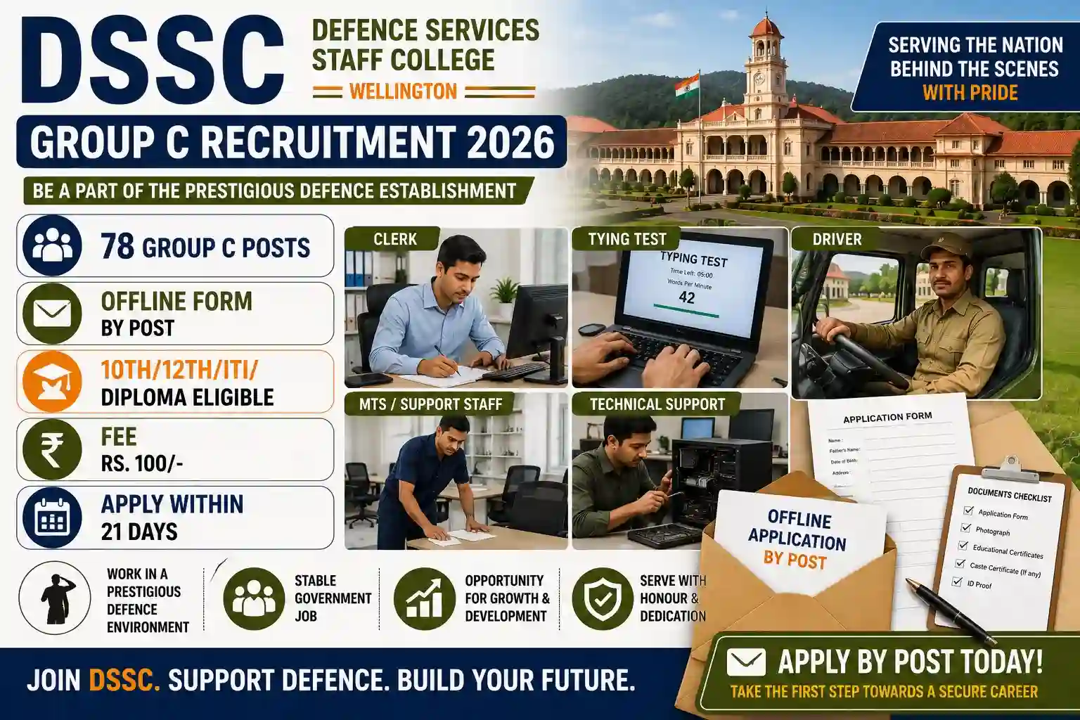 DSSC Group C Recruitment 2026