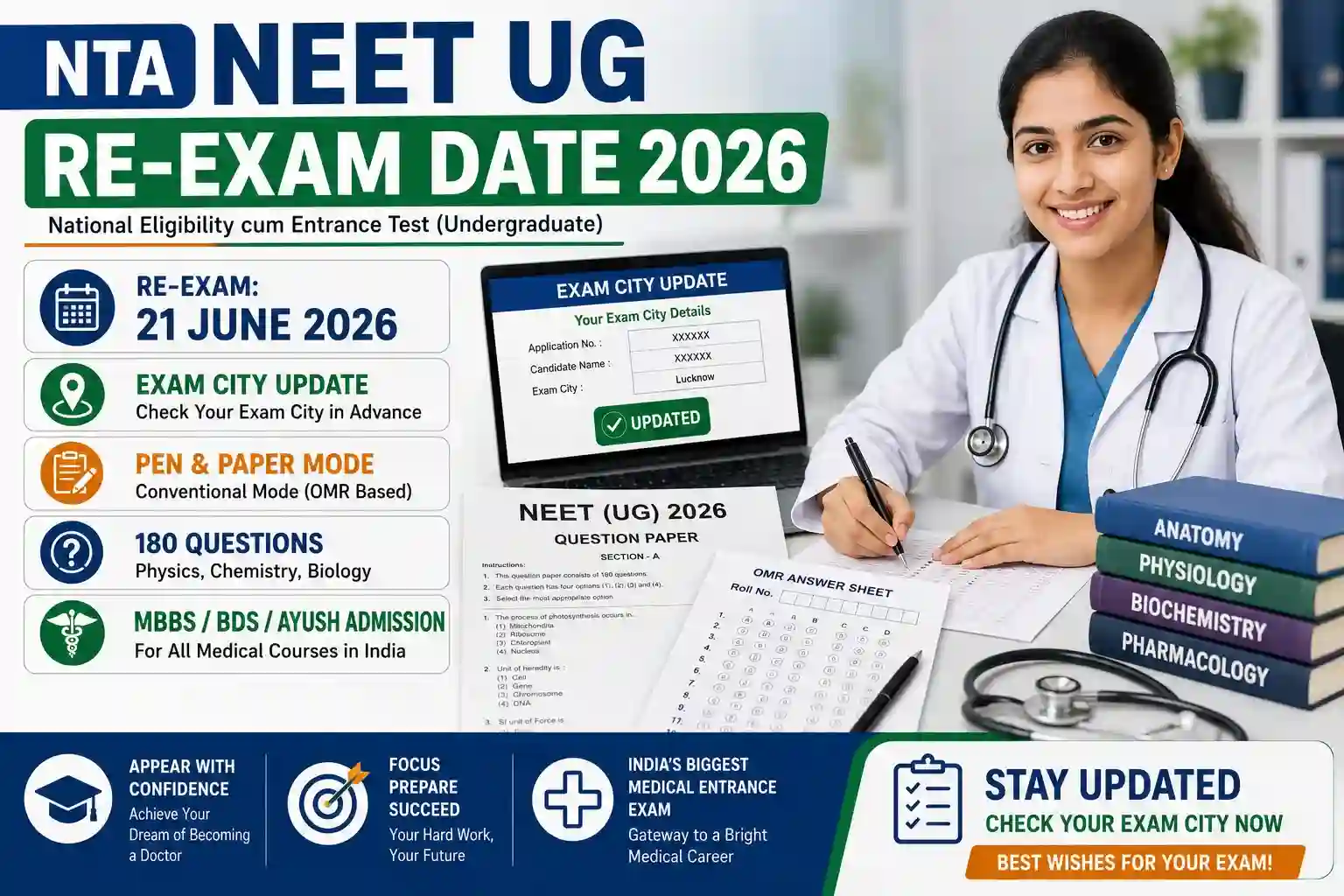 NTA NEET UG Re-Exam Date 2026