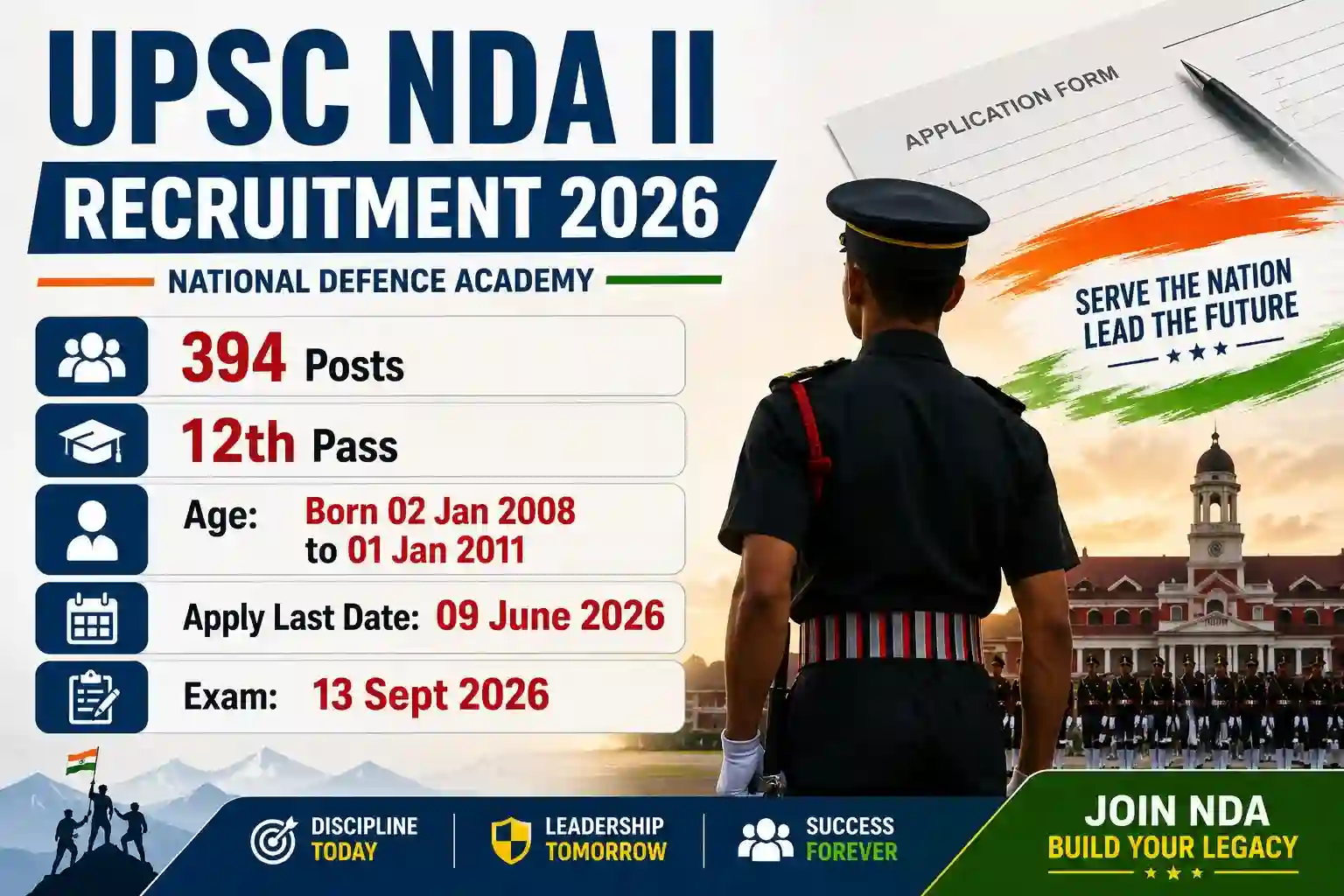 UPSC NDA II Recruitment 2026