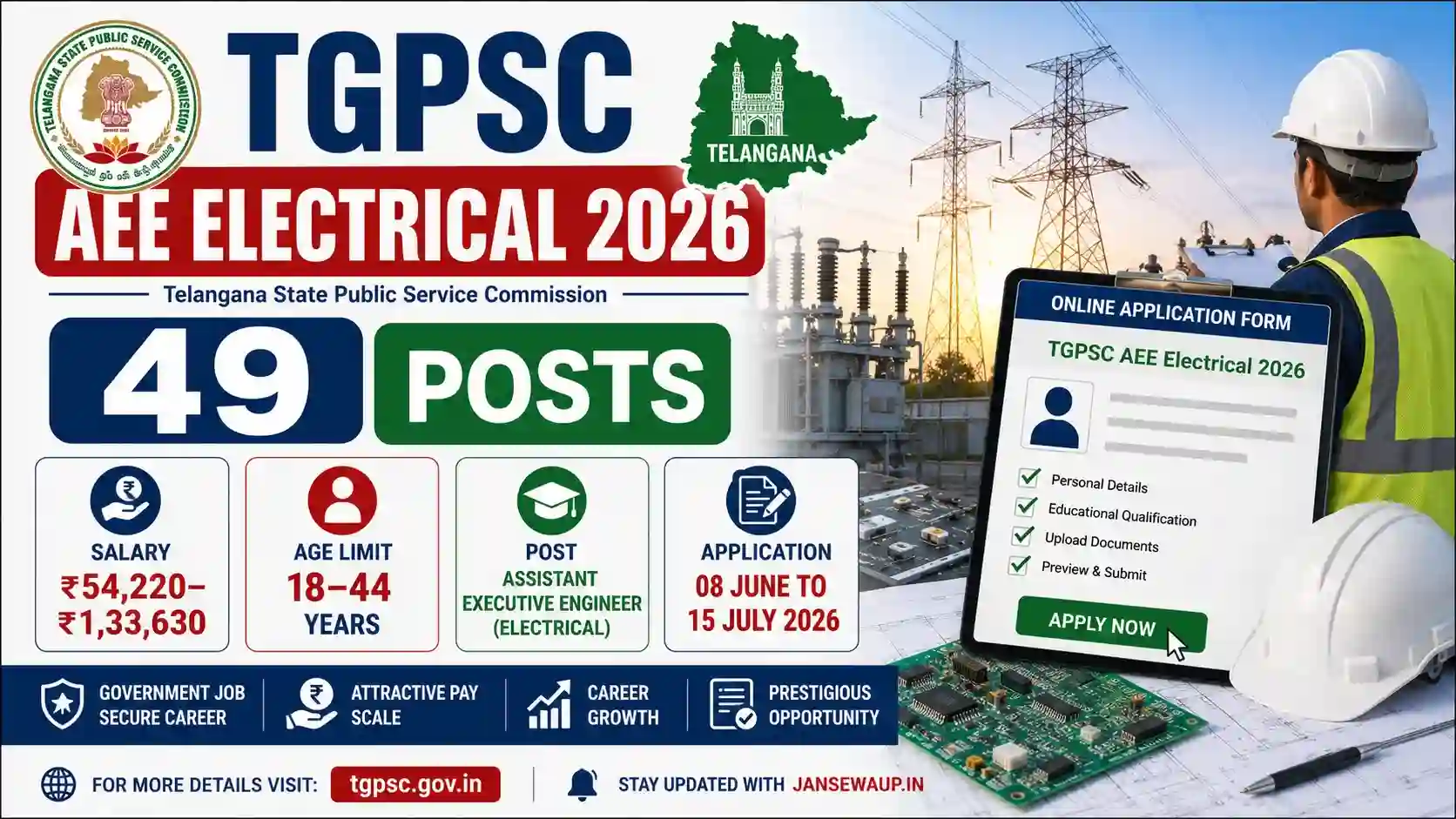 TGPSC AEE Electrical Recruitment 2026