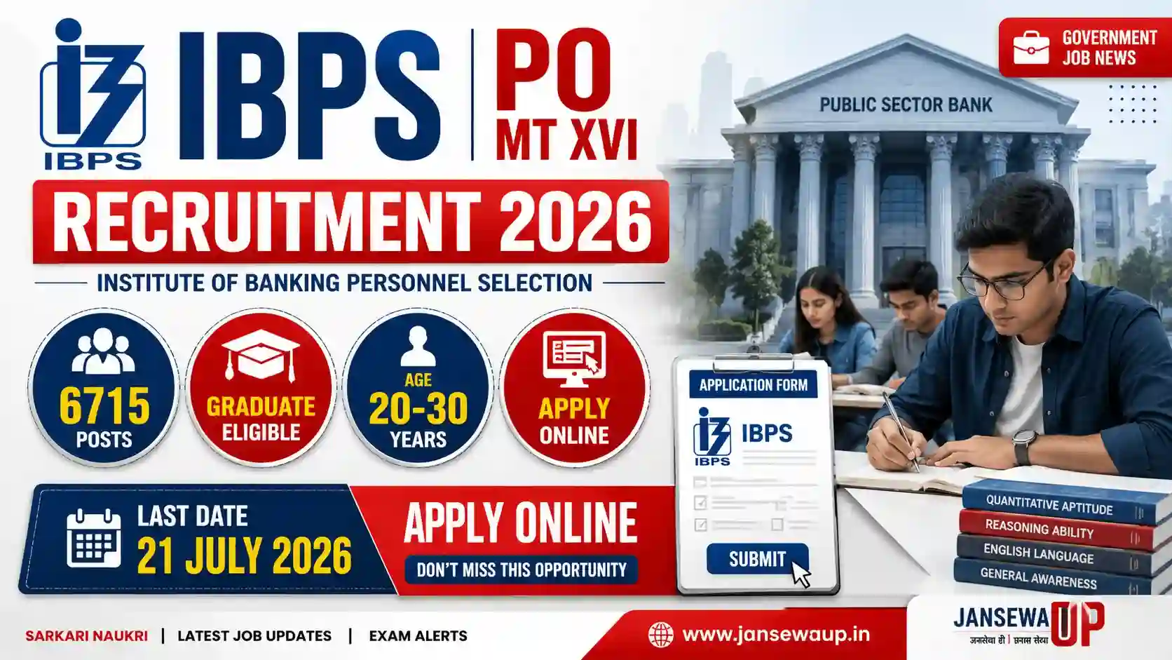 IBPS PO MT XVI Recruitment 2026