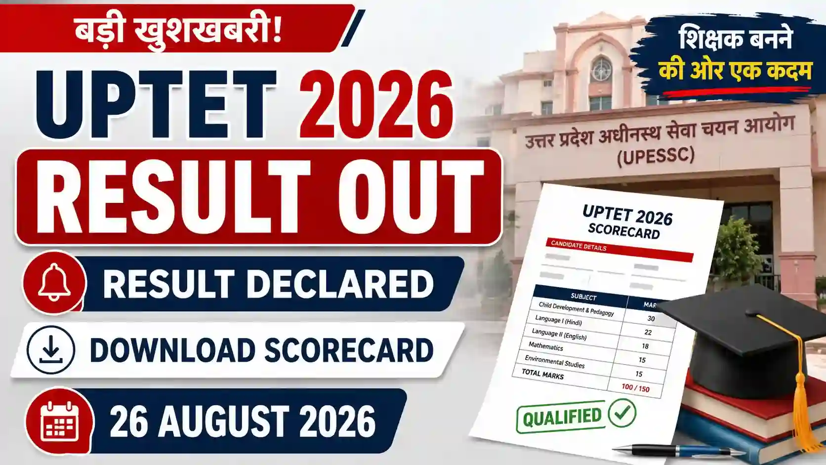 UPTET Result 2026